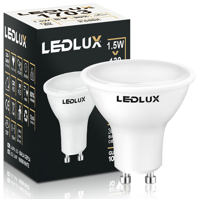 Żarówka LED GU10 1,5W = 20W 130lm 3000K LEDLUX