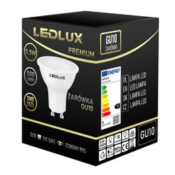 Żarówka LED GU10 12W = 95W  3000K LEDLUX